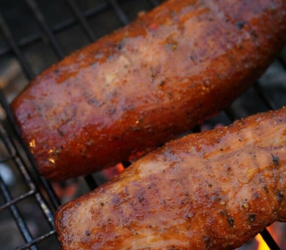 Keto Grilled Pork Tenderloin with Chimichurri Sauce