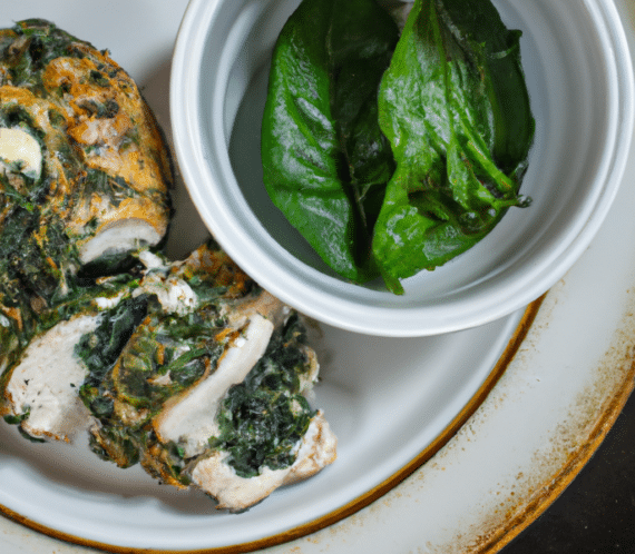 Keto-Friendly Spinach and Feta Stuffed Chicken